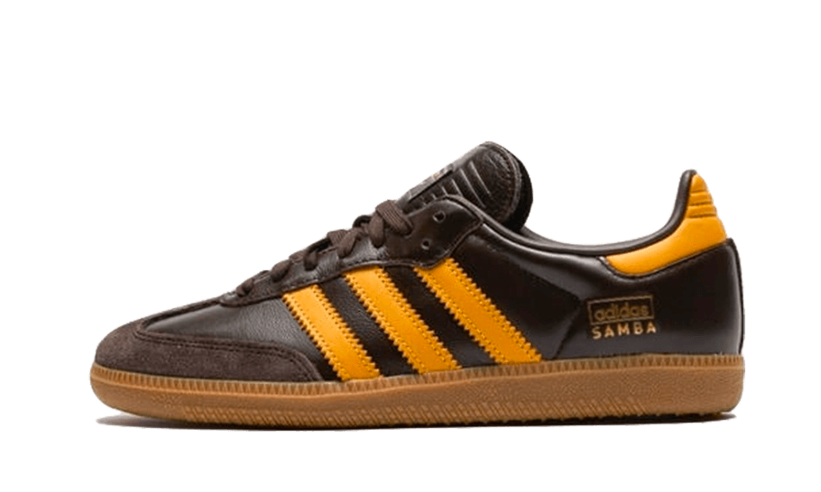 Adidas Adidas Samba OG Dark Brown Yellow - IG6174