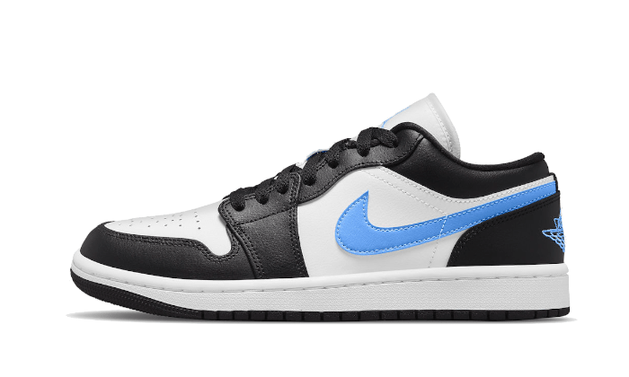 Air Jordan Air Jordan 1 Low Black University Blue - DC0774-041