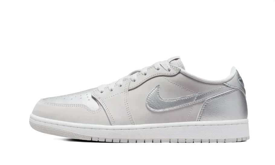 Air Jordan 1 Low OG Metallic Silver - CZ0790-002 / CZ0858-002