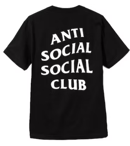 Anti Social Social Club Logo 2 Tee Black