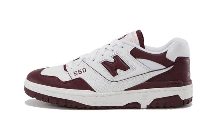 New Balance New Balance 550 White Burgundy - BB550BZ1