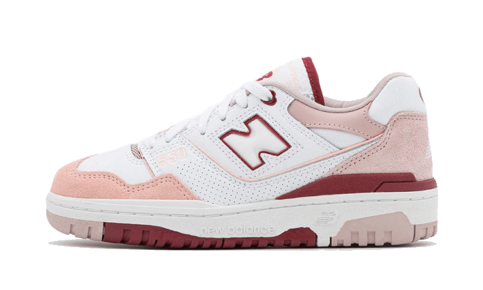 New Balance New Balance 550 White Scarlet Pink - BBW550ZV