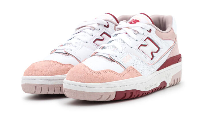 New Balance New Balance 550 White Scarlet Pink - BBW550ZV