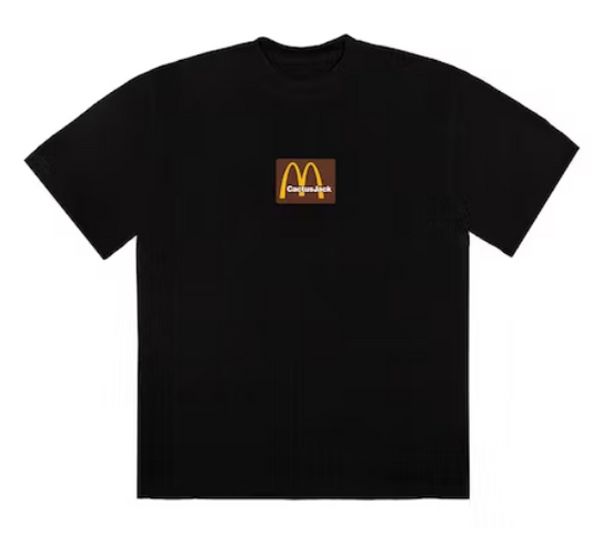 Travis Scott x McDonald's Sesame II T-shirt Black Brown