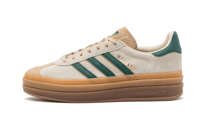 Adidas Adidas Gazelle Bold Magic Beige Collegiate Green - ID7056