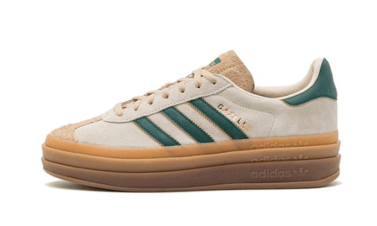 Adidas Adidas Gazelle Bold Magic Beige Collegiate Green - ID7056