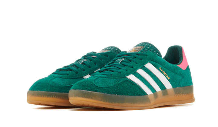 Adidas Adidas Gazelle Indoor Collegiate Green Lucid Pink - IG5929