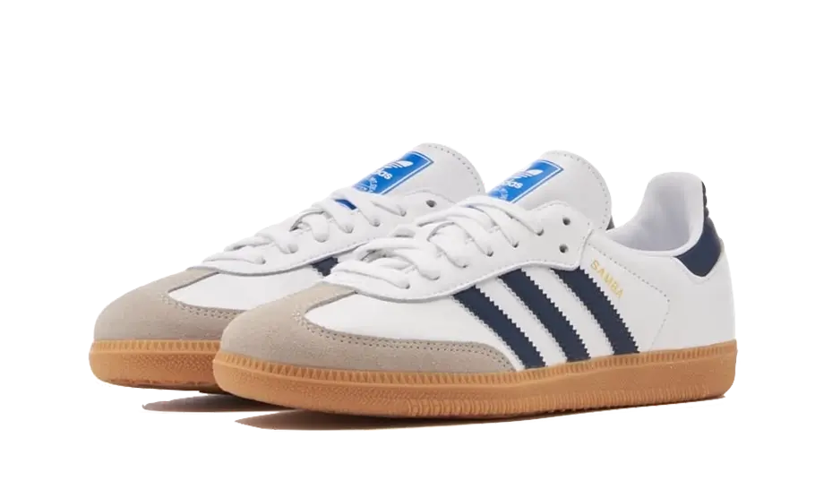 Adidas Adidas Samba OG Cloud White Night Indigo Gum  - IF3814