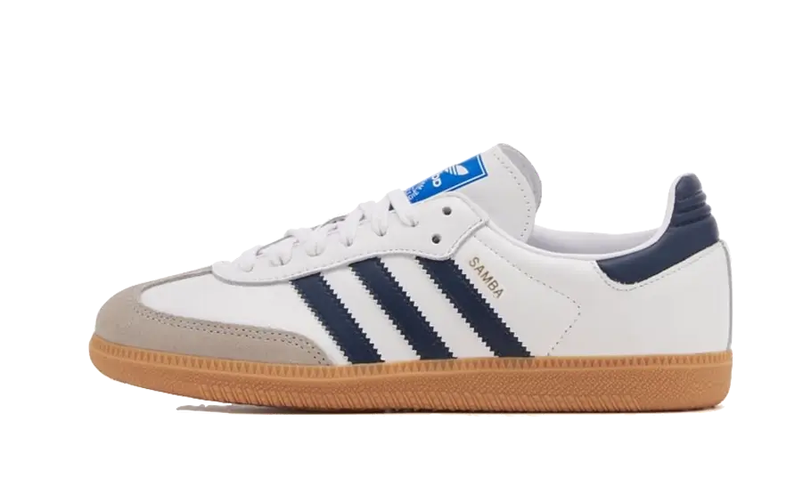 Adidas Adidas Samba OG Cloud White Night Indigo Gum  - IF3814