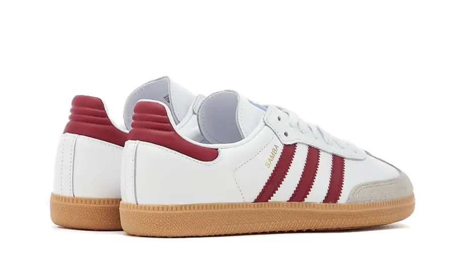 Adidas Adidas Samba OG White Burgundy Gum - IF3813