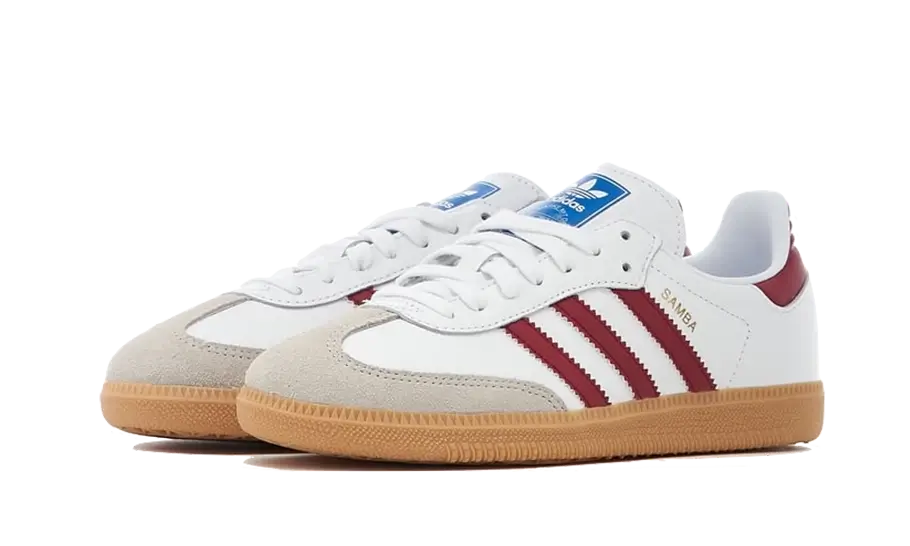 Adidas Adidas Samba OG White Burgundy Gum - IF3813