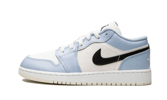 Air Jordan Air Jordan 1 Low Ice Blue Black - 554723-401