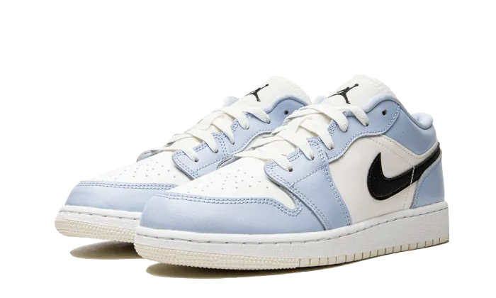 Air Jordan Air Jordan 1 Low Ice Blue Black - 554723-401