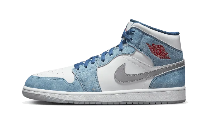 Air Jordan Air Jordan 1 Mid French Blue Fire Red - DN3706-401 / DR6235-401