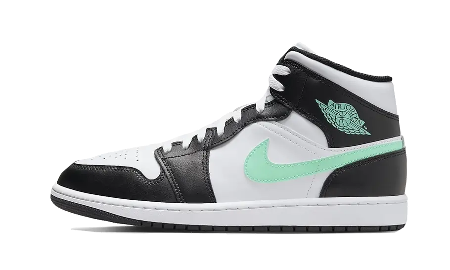 Air Jordan 1 Mid Green Glow  - DQ8426-103 / DQ8423-103