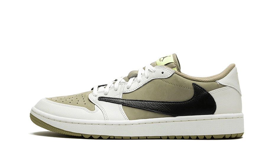 Air Jordan Air Jordan 1 Retro Low Golf Travis Scott Neutral Olive - FZ3124-200