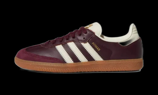 Adidas Samba OG Maroon Gold Metallic  - ID0477